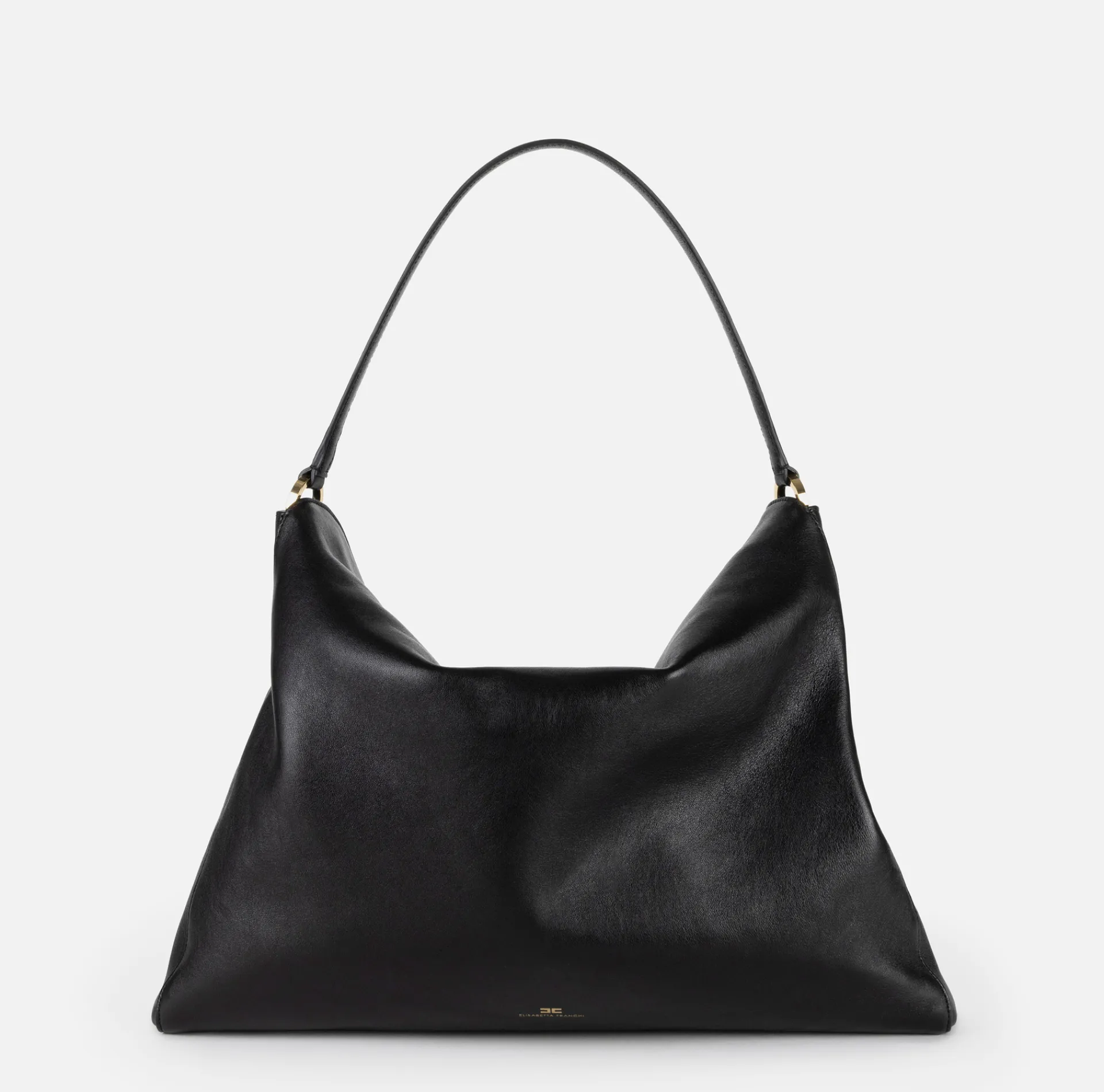 Elisabetta Franchi Shoulder Bags|Avenue Bag Large Hobo Black