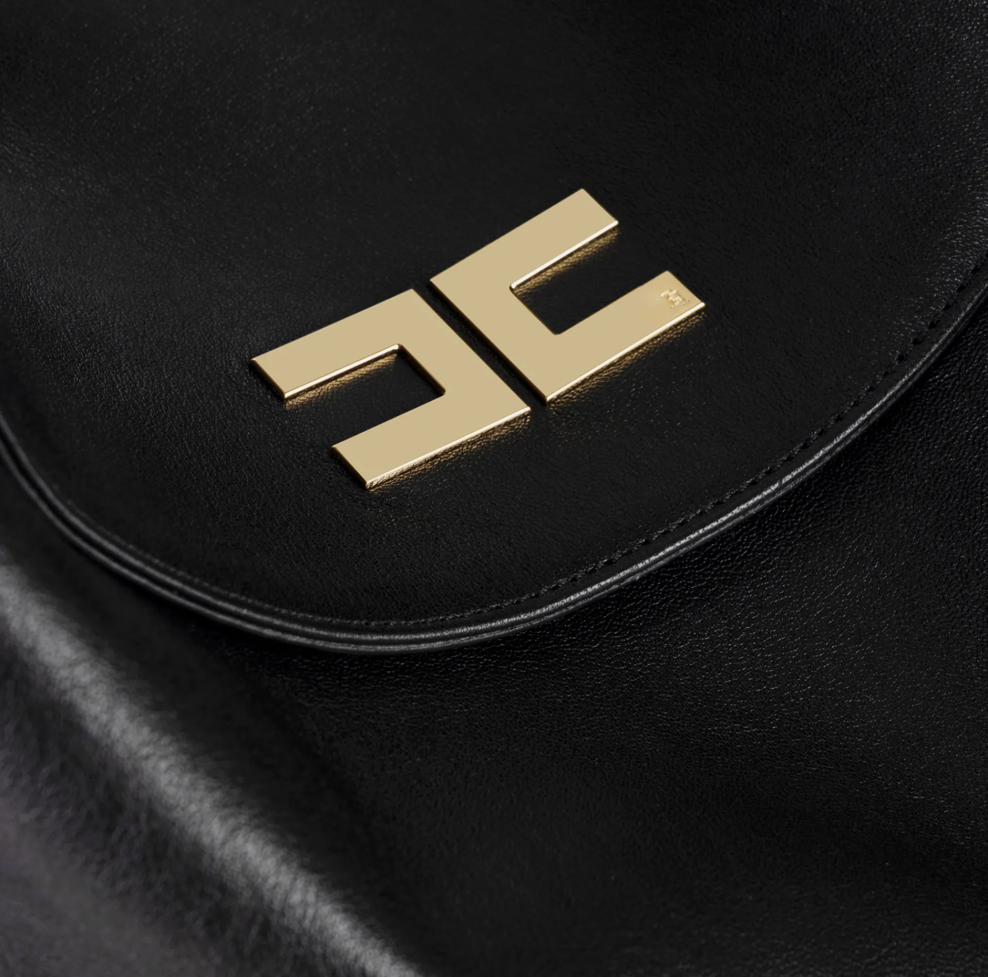 Elisabetta Franchi Shoulder Bags|Avenue Bag Large Hobo Black