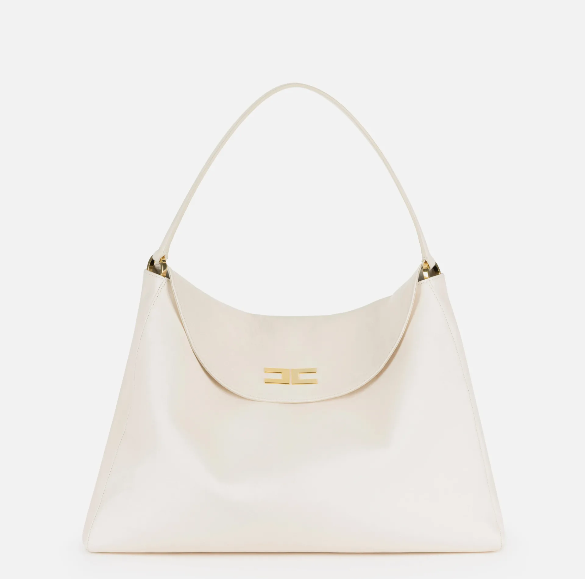 Elisabetta Franchi Shoulder Bags|Avenue Bag Large Hobo Butter