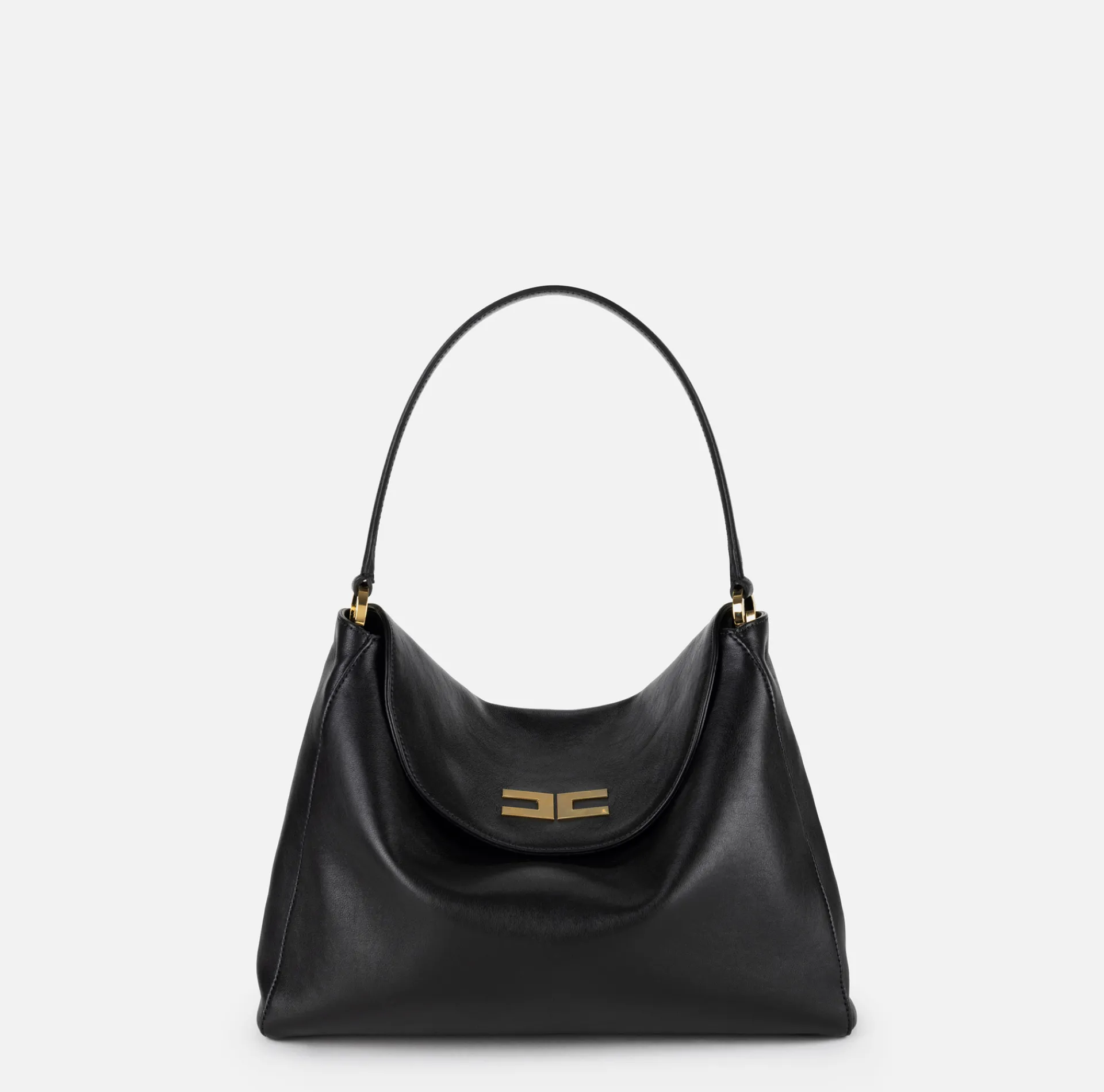 Elisabetta Franchi Shoulder Bags|Avenue Bag Medium Hobo Black