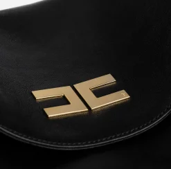 Elisabetta Franchi Shoulder Bags|Avenue Bag Medium Hobo Black