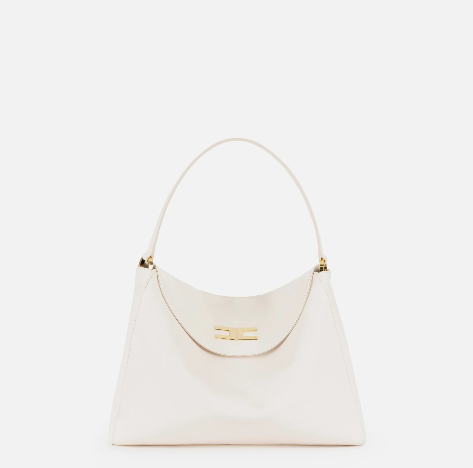 Elisabetta Franchi Shoulder Bags|Avenue Bag Medium Hobo Butter