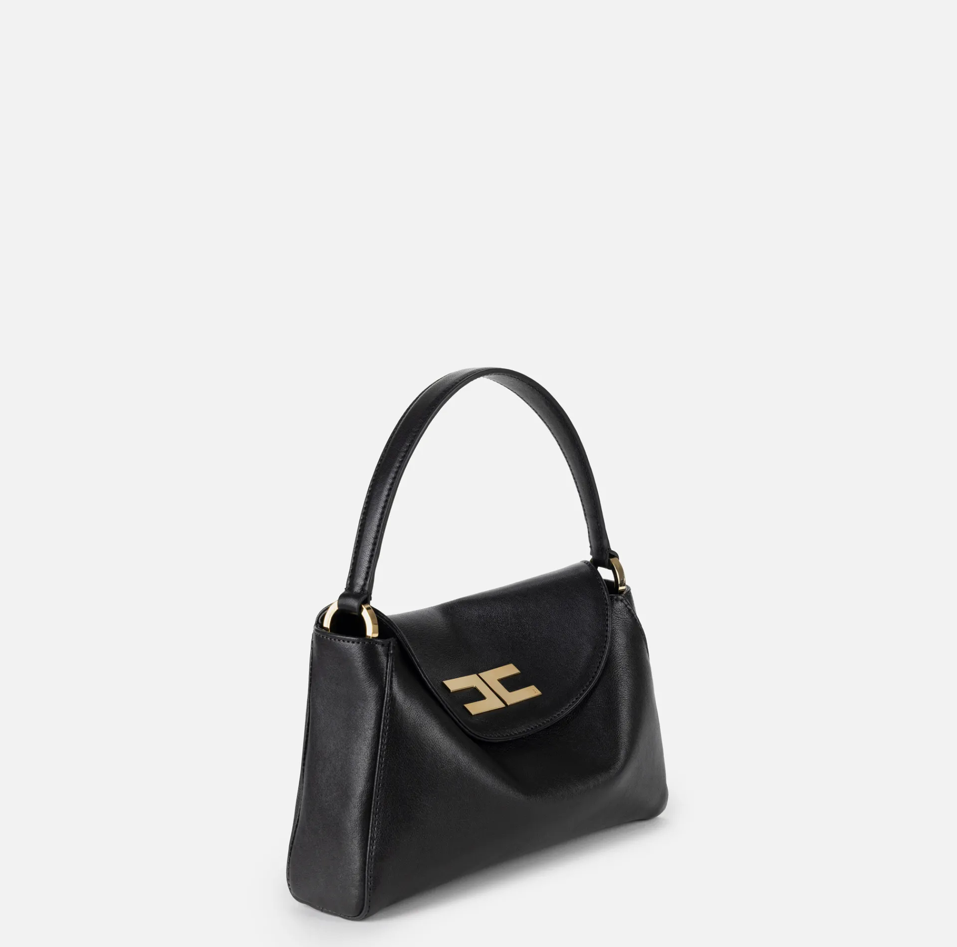 Elisabetta Franchi Shoulder Bags|Avenue Bag Small Hobo Black