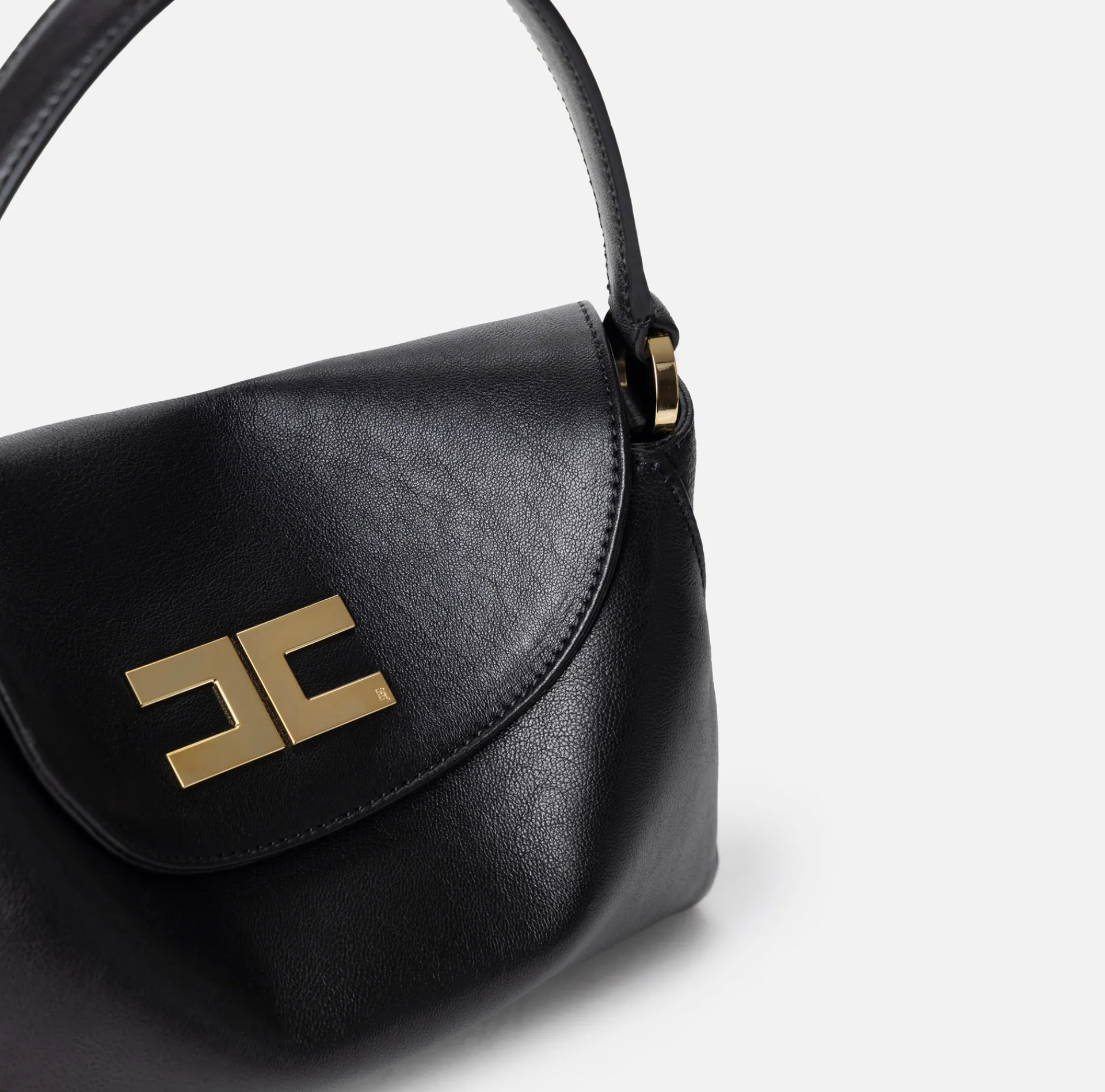 Elisabetta Franchi Shoulder Bags|Avenue Bag Small Hobo Black