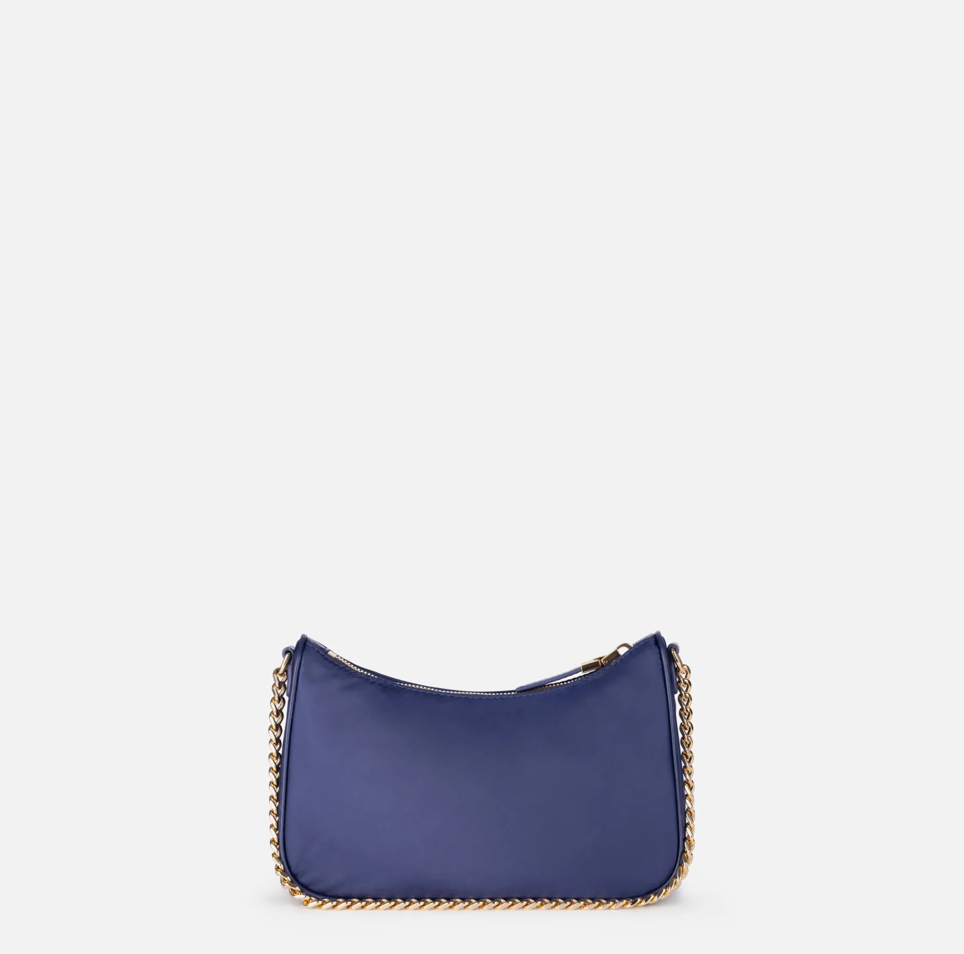 Elisabetta Franchi Shoulder Bags|Bag with double shoulder strap and logo Navy