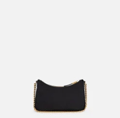 Elisabetta Franchi Shoulder Bags|Bag with double shoulder strap and logo Black