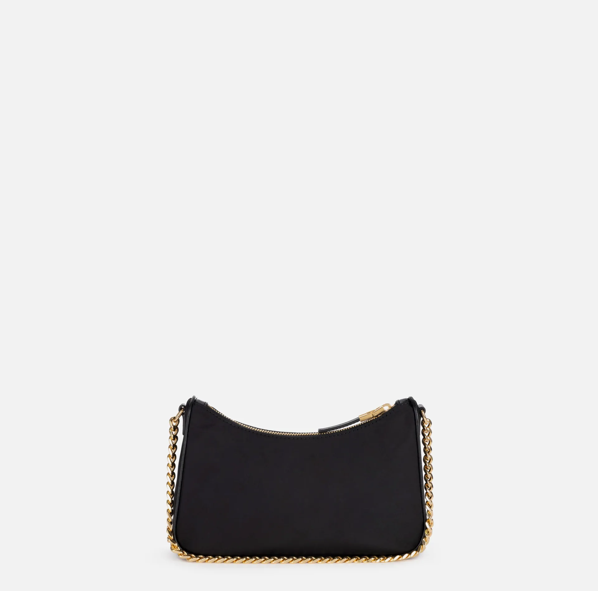 Elisabetta Franchi Shoulder Bags|Bag with double shoulder strap and logo Black