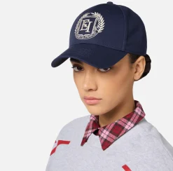 Elisabetta Franchi Hats|Baseball cap with logo Navy