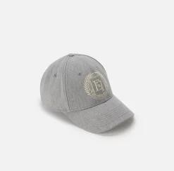 Elisabetta Franchi Hats|Baseball cap with logo Steel