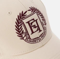 Elisabetta Franchi Hats|Baseball cap with logo Butter
