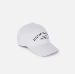 Elisabetta Franchi Hats|Baseball cap with logo Ivory