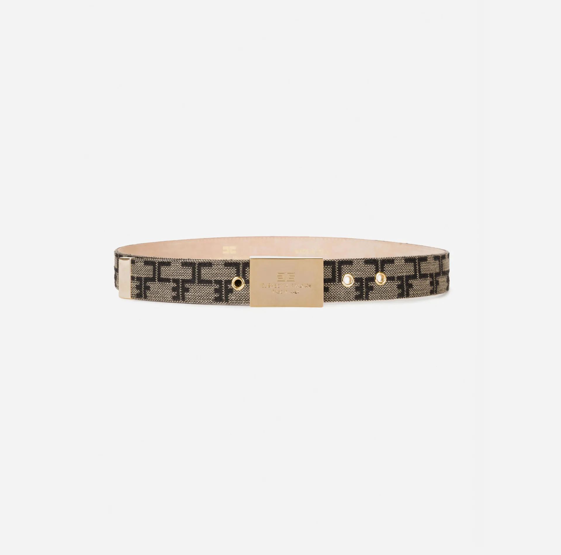 Elisabetta Franchi Belts|Belt With Monogram Pattern