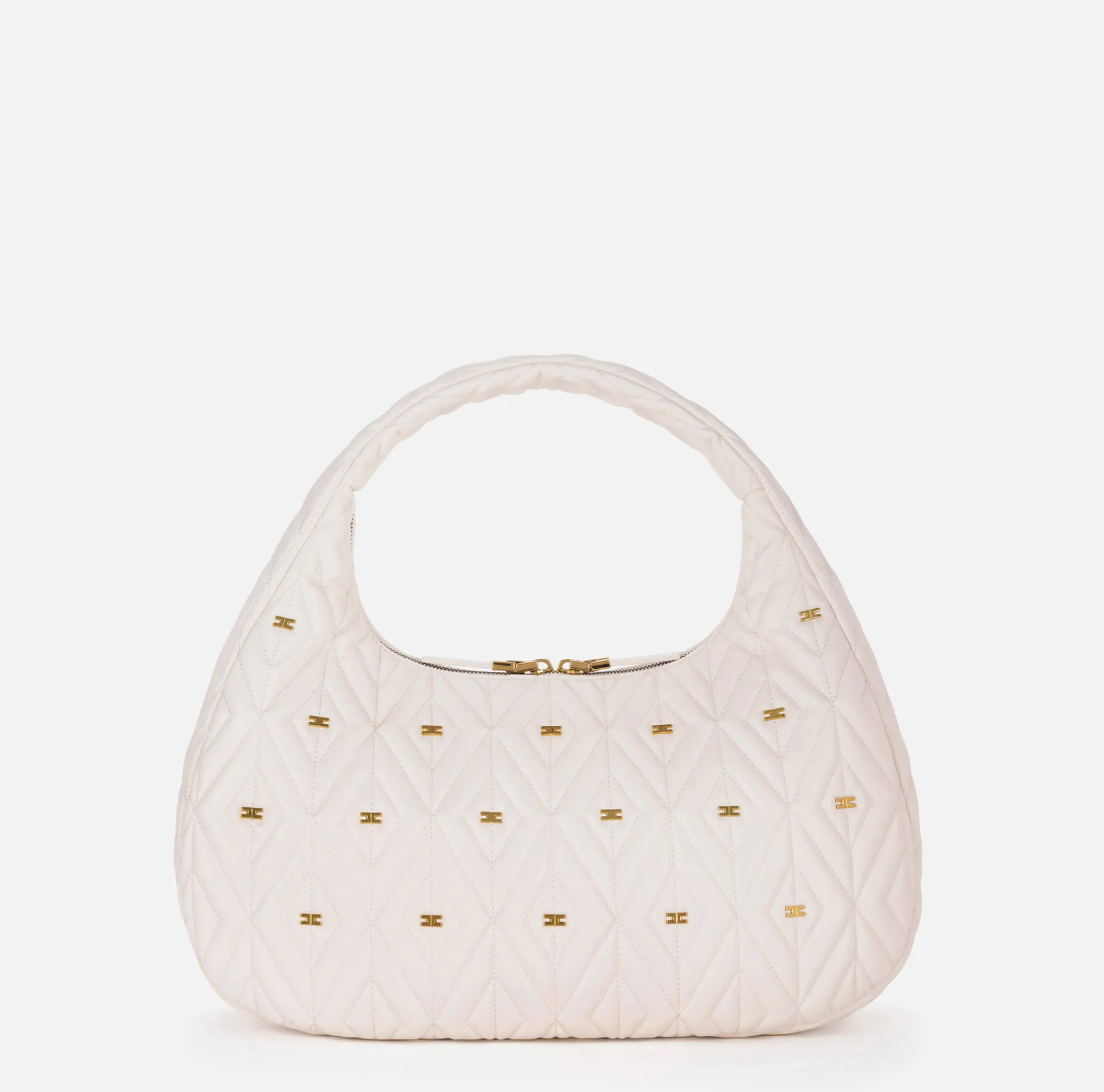 Elisabetta Franchi Shoulder Bags|Big Étoile hobo bag