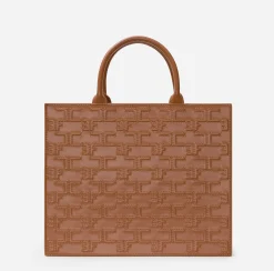 Elisabetta Franchi Handbags|Bold Monogram Large Shopper
