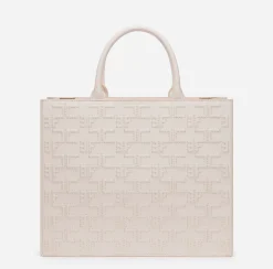 Elisabetta Franchi Handbags|Bold Monogram Large Shopper