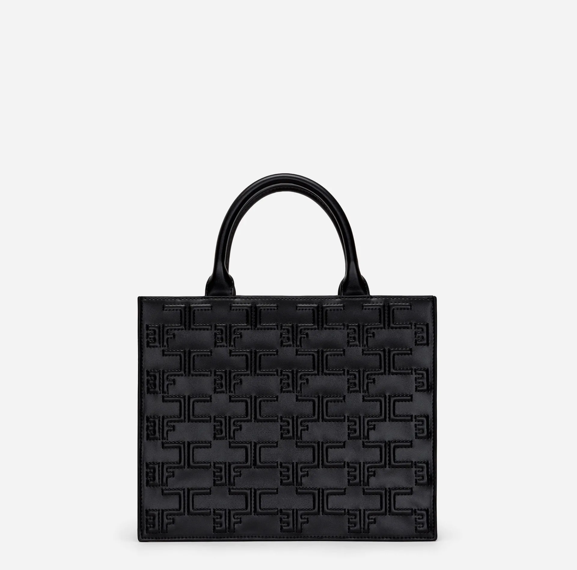 Elisabetta Franchi Handbags|Bold Monogram Medium Shopper