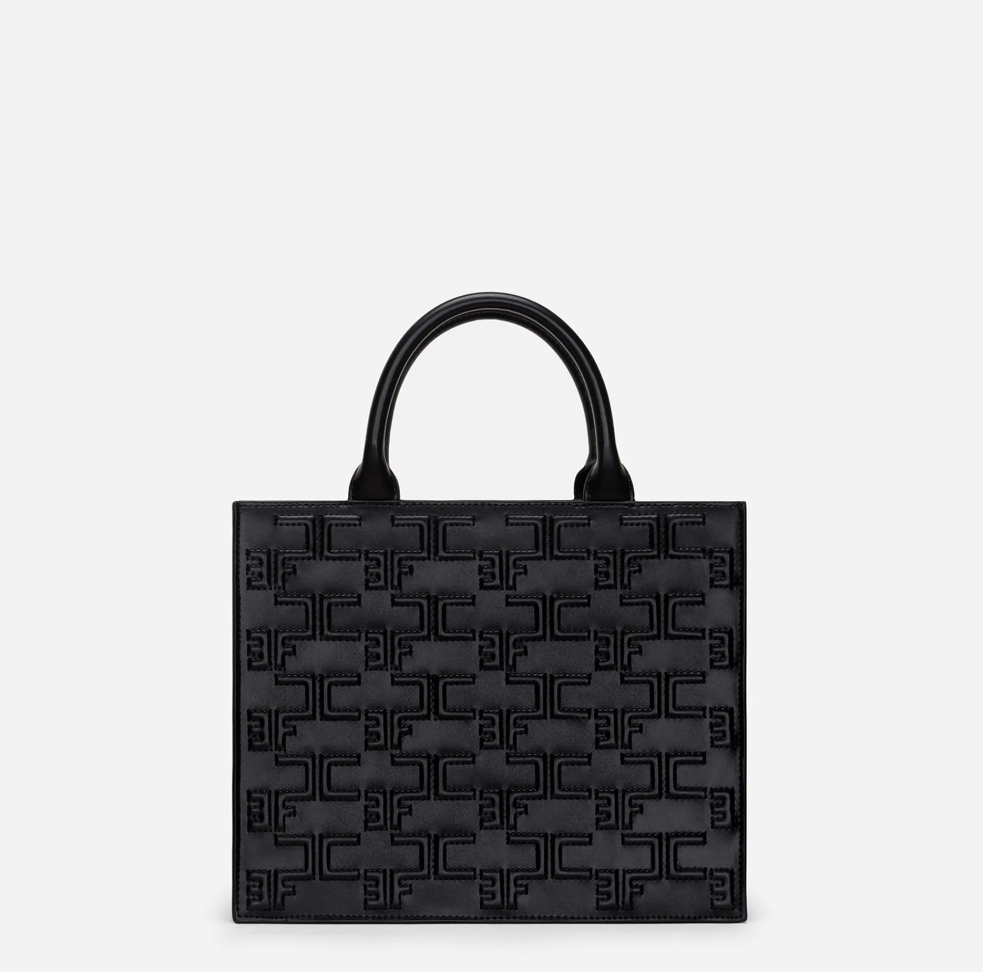 Elisabetta Franchi Handbags|Bold Monogram Medium Shopper