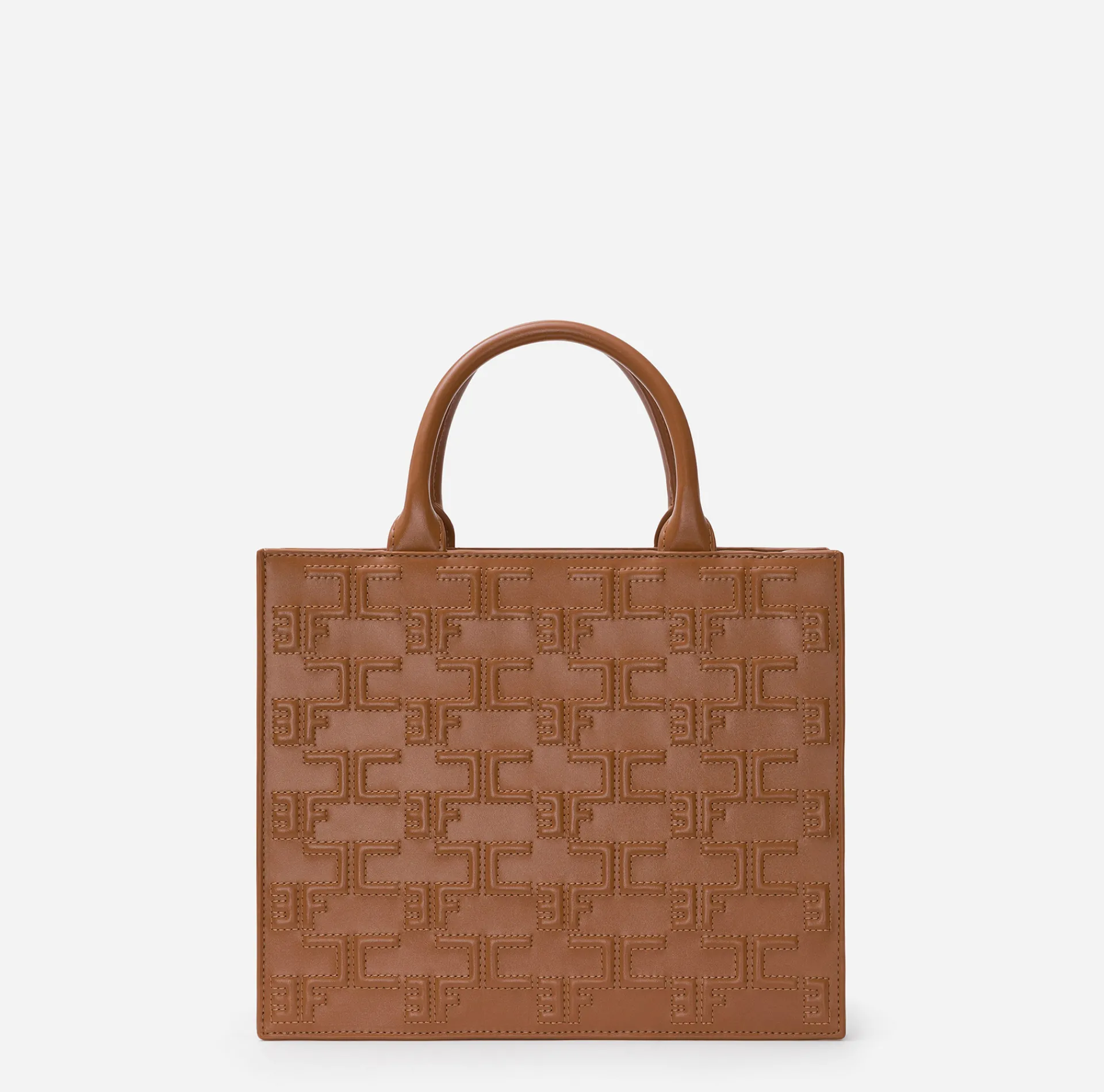 Elisabetta Franchi Handbags|Bold Monogram Medium Shopper