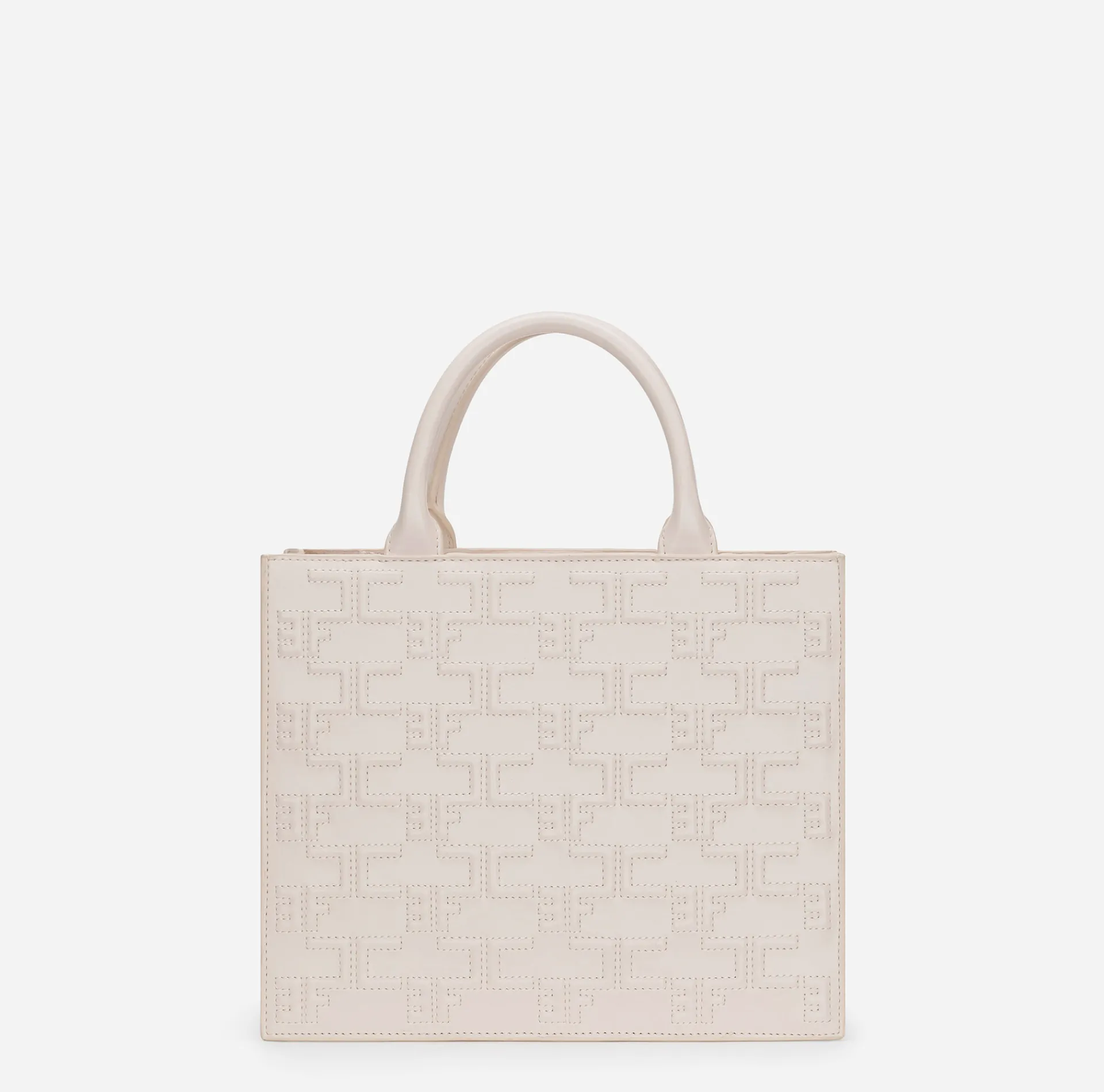 Elisabetta Franchi Handbags|Bold Monogram Medium Shopper
