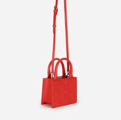 Elisabetta Franchi Handbags|Bold Monogram Mini Shopper