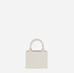 Elisabetta Franchi Handbags|Bold Monogram Mini Shopper