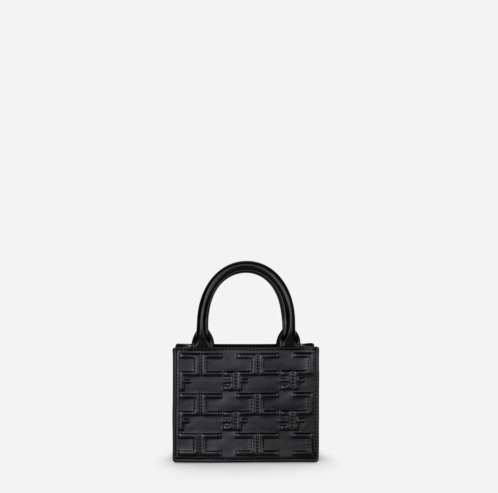 Elisabetta Franchi Handbags|Bold Monogram Mini Shopper