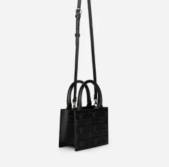 Elisabetta Franchi Handbags|Bold Monogram Mini Shopper