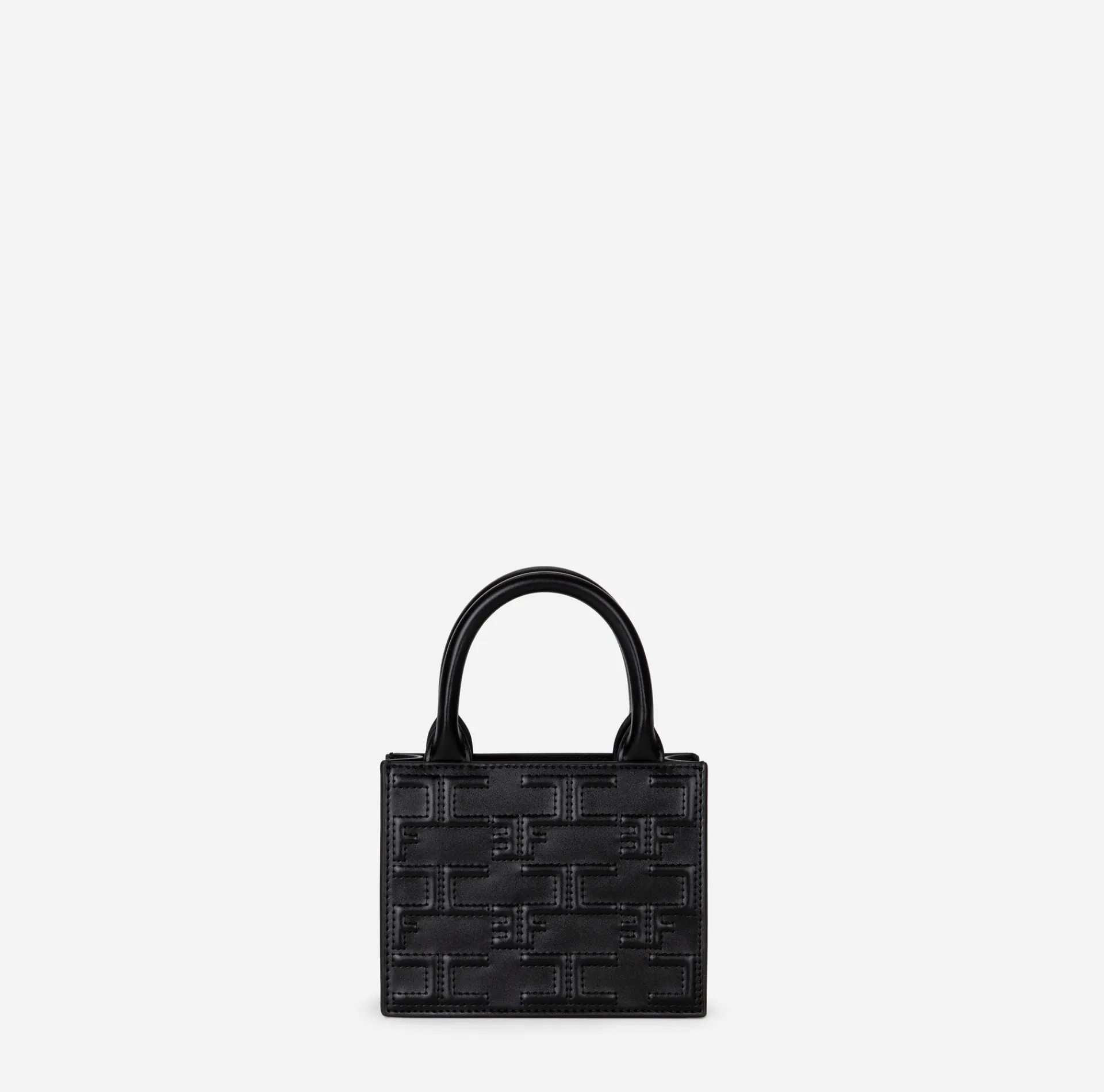 Elisabetta Franchi Handbags|Bold Monogram Mini Shopper