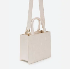 Elisabetta Franchi Handbags|Bold Monogram Small Shopper