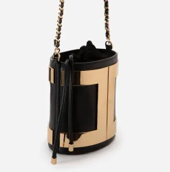 Elisabetta Franchi Strap Bags|Bucket bag with logo