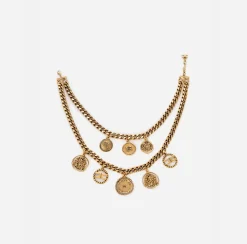 Elisabetta Franchi Jewelry|Choker Necklace With Double Strand Of Chain