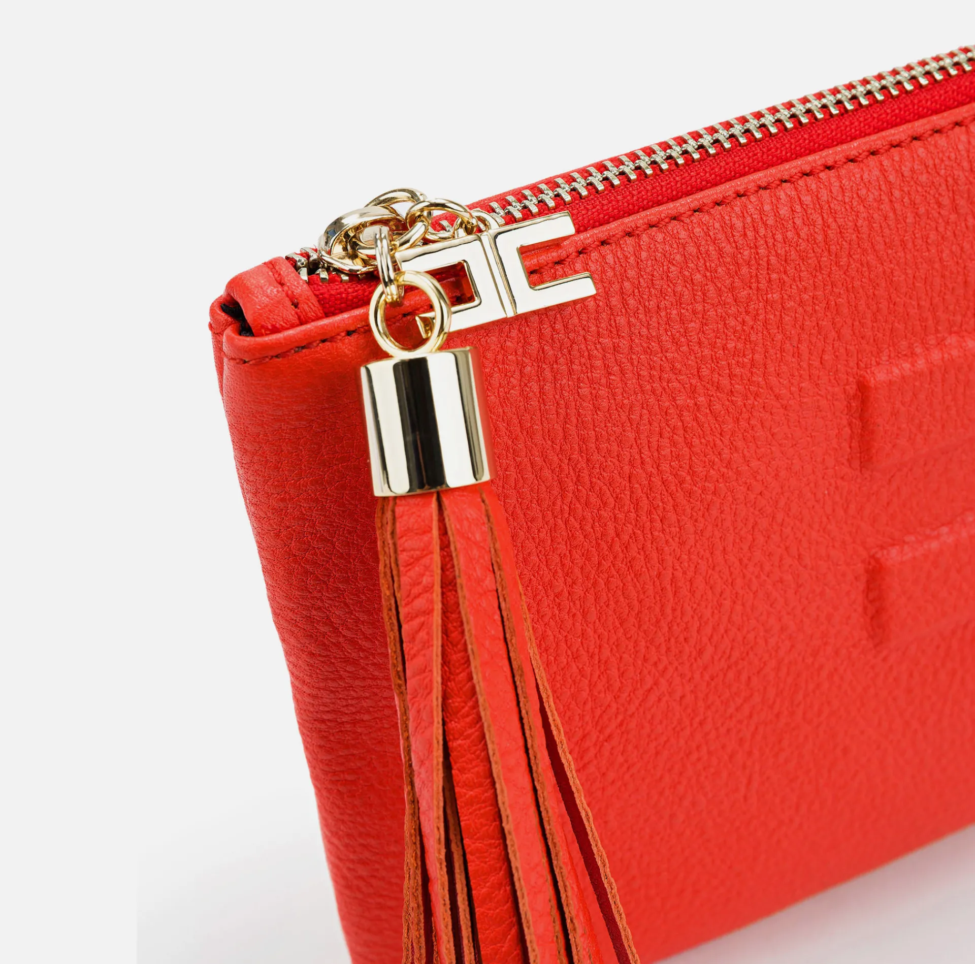 Elisabetta Franchi Wallets|Clutch Bag With Logo Lacca