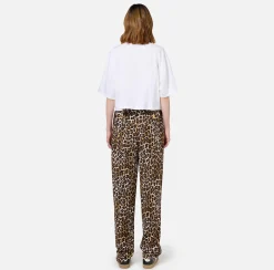 Elisabetta Franchi Top And T-Shirts|Cropped jersey T-shirt with logo