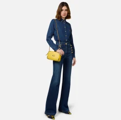 Elisabetta Franchi Shirts And Blouses|Denim shirt with breast pocket