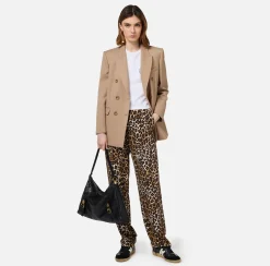 Elisabetta Franchi Jackets And Trench Coats|Tailleur|Double-breasted jacket in cool wool