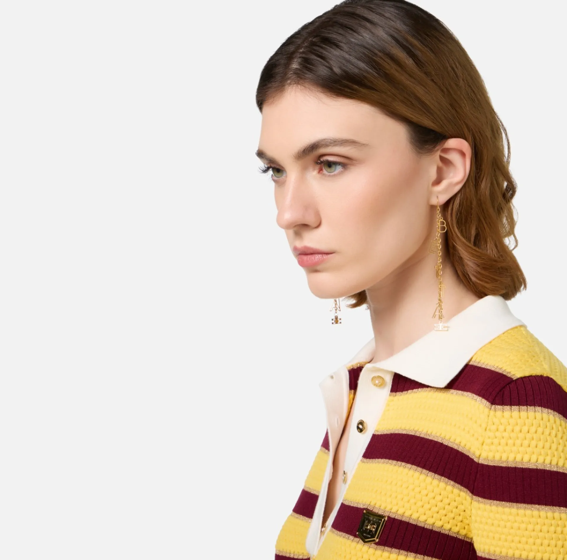 Elisabetta Franchi Jewelry|Earring Written Elisabetta