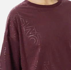 Elisabetta Franchi Top And T-Shirts|Jersey T-shirt with shiny lettering RougeNoir
