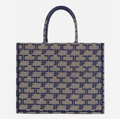 Elisabetta Franchi Handbags|Large Monogram Bag