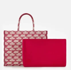Elisabetta Franchi Handbags|Large Monogram Bag With Organiser