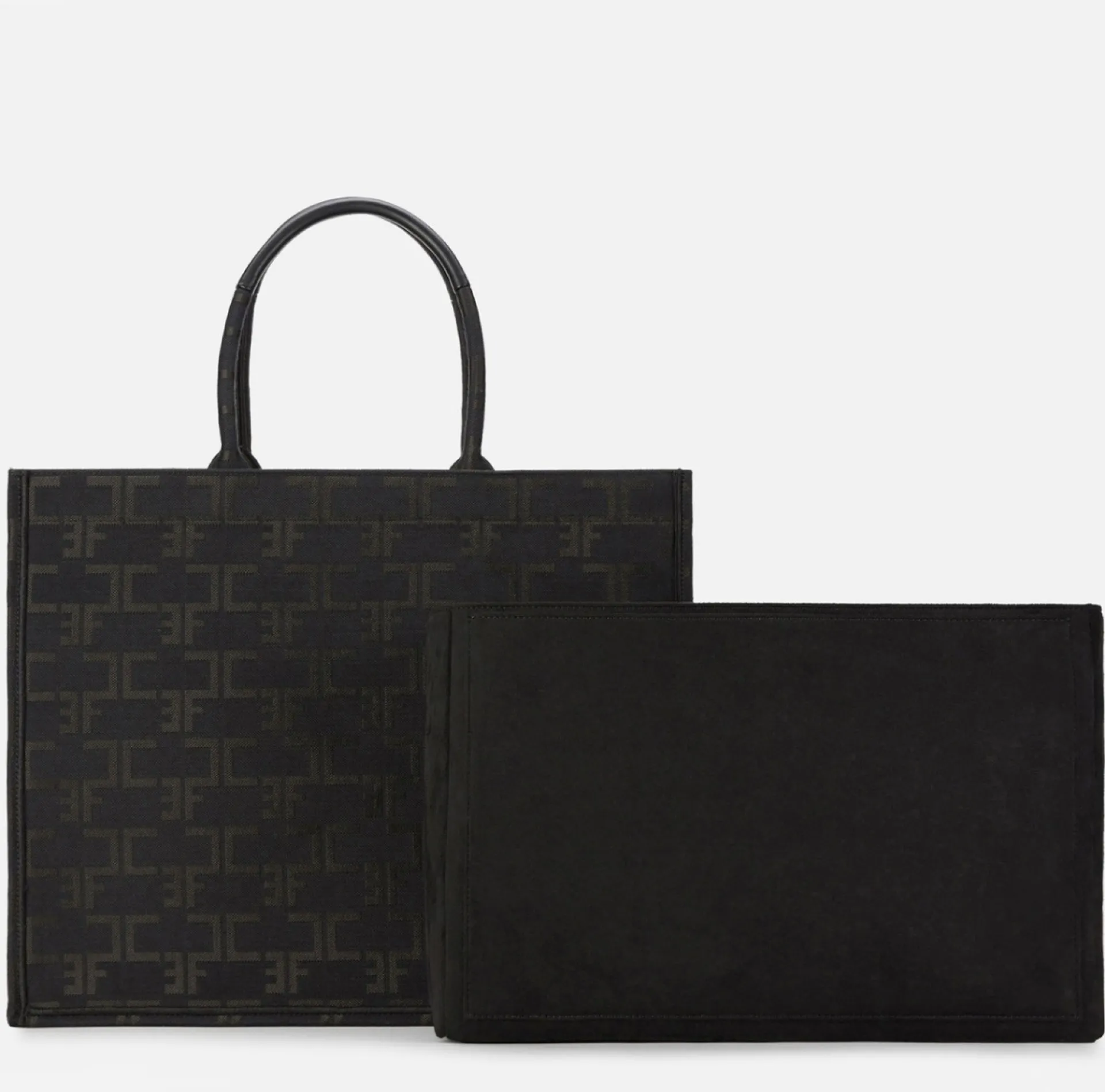Elisabetta Franchi Handbags|Large Monogram Bag With Organiser