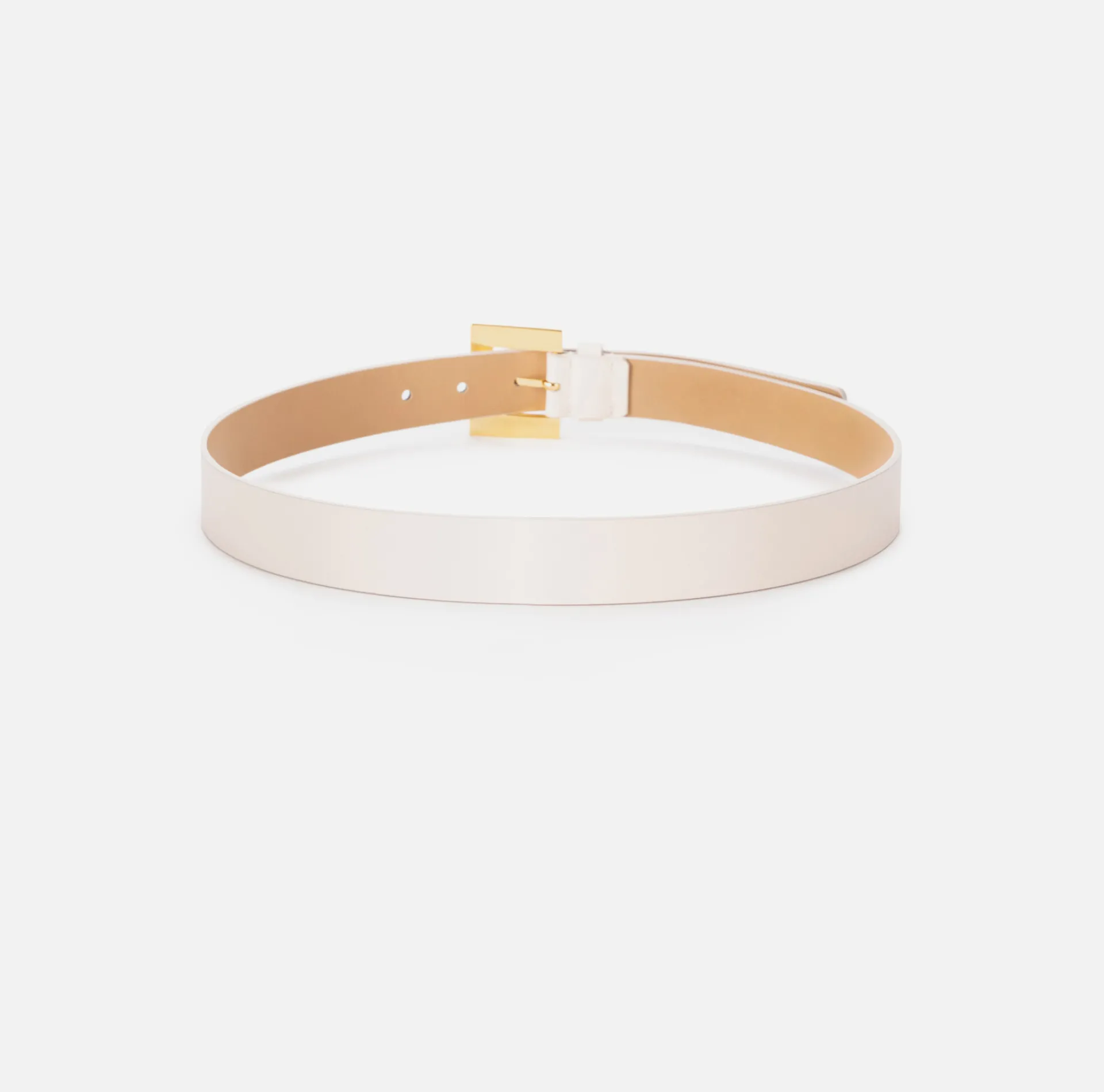 Elisabetta Franchi Belts|Leather belt with hot stamped logo