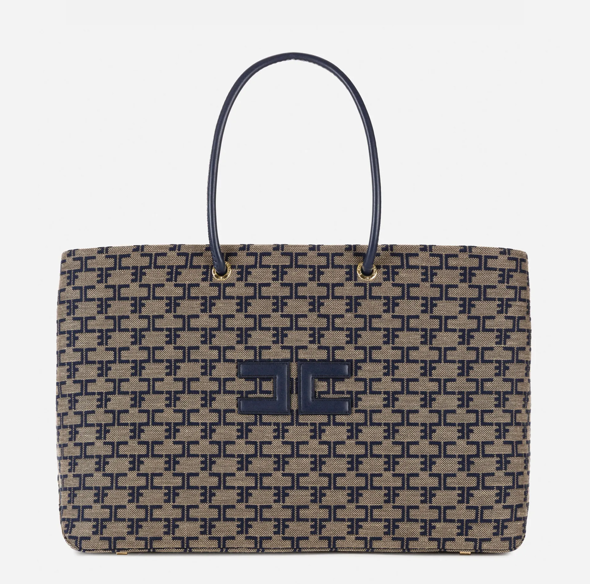 Elisabetta Franchi Shoulder Bags|Madame Monogram Shopper Bag With Logo