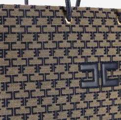 Elisabetta Franchi Shoulder Bags|Madame Monogram Shopper Bag With Logo