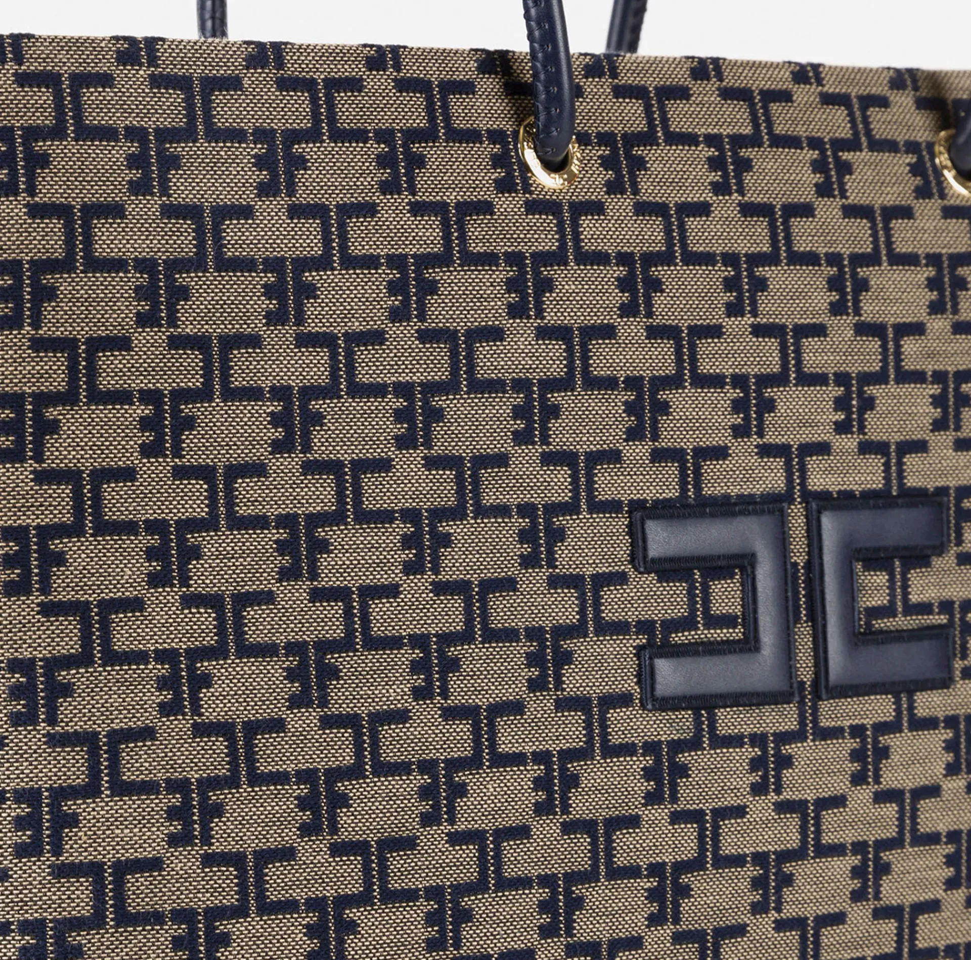 Elisabetta Franchi Shoulder Bags|Madame Monogram Shopper Bag With Logo