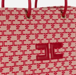 Elisabetta Franchi Shoulder Bags|Madame Monogram Shopper Bag With Logo