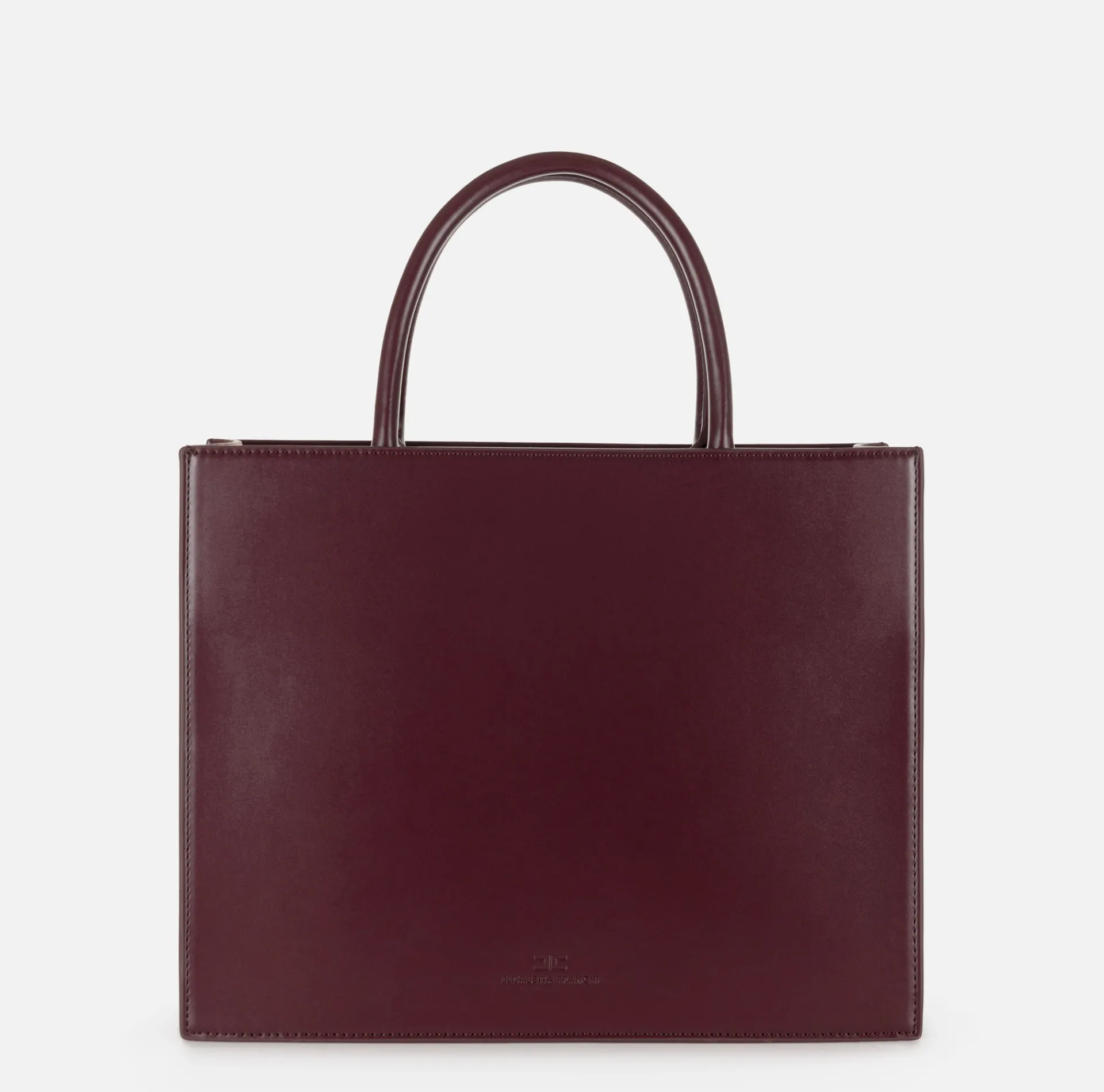 Elisabetta Franchi Handbags|Medium handbag with logo RougeNoir