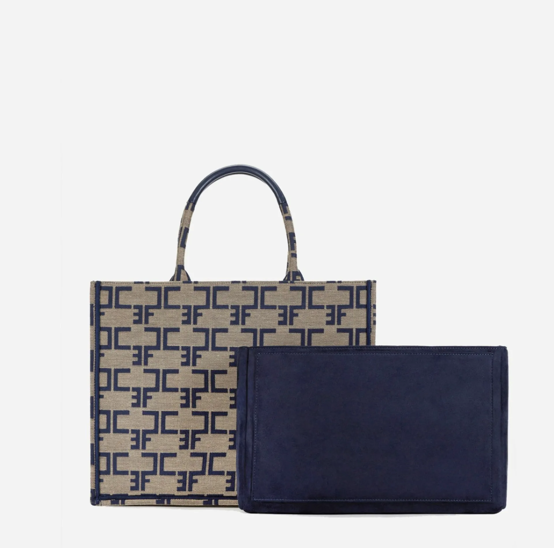 Elisabetta Franchi Handbags|Medium Monogram Bag With Organizer