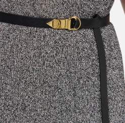 Elisabetta Franchi Knitwear And Sweatshirts|Melange viscose shirt with belt
