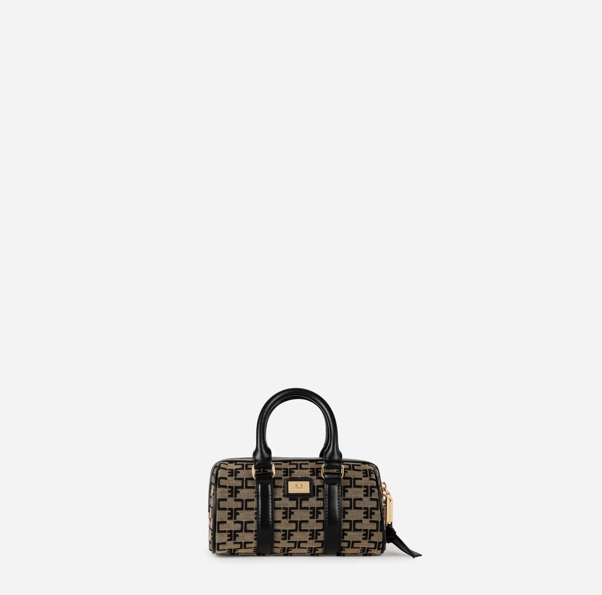 Elisabetta Franchi Handbags|Luggage|Mini Bauletto Monogram Travel