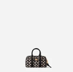 Elisabetta Franchi Luggage|Handbags|Mini Bauletto Monogram Travel